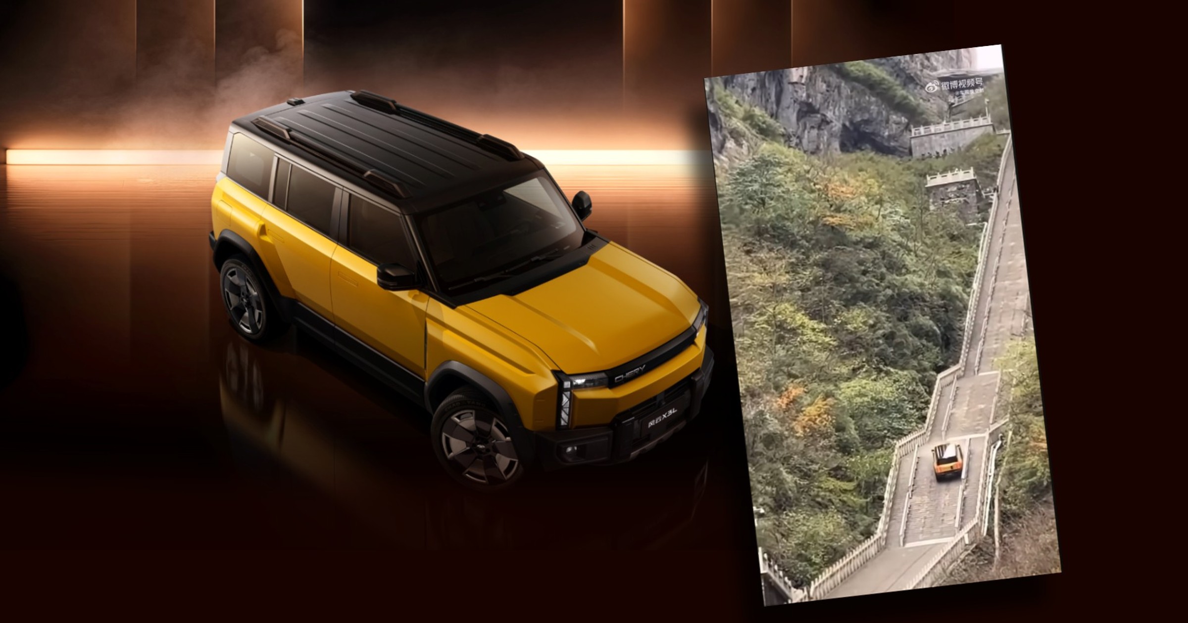 Chery Fulwin X3L nie podołał zadaniu wjechania na schody