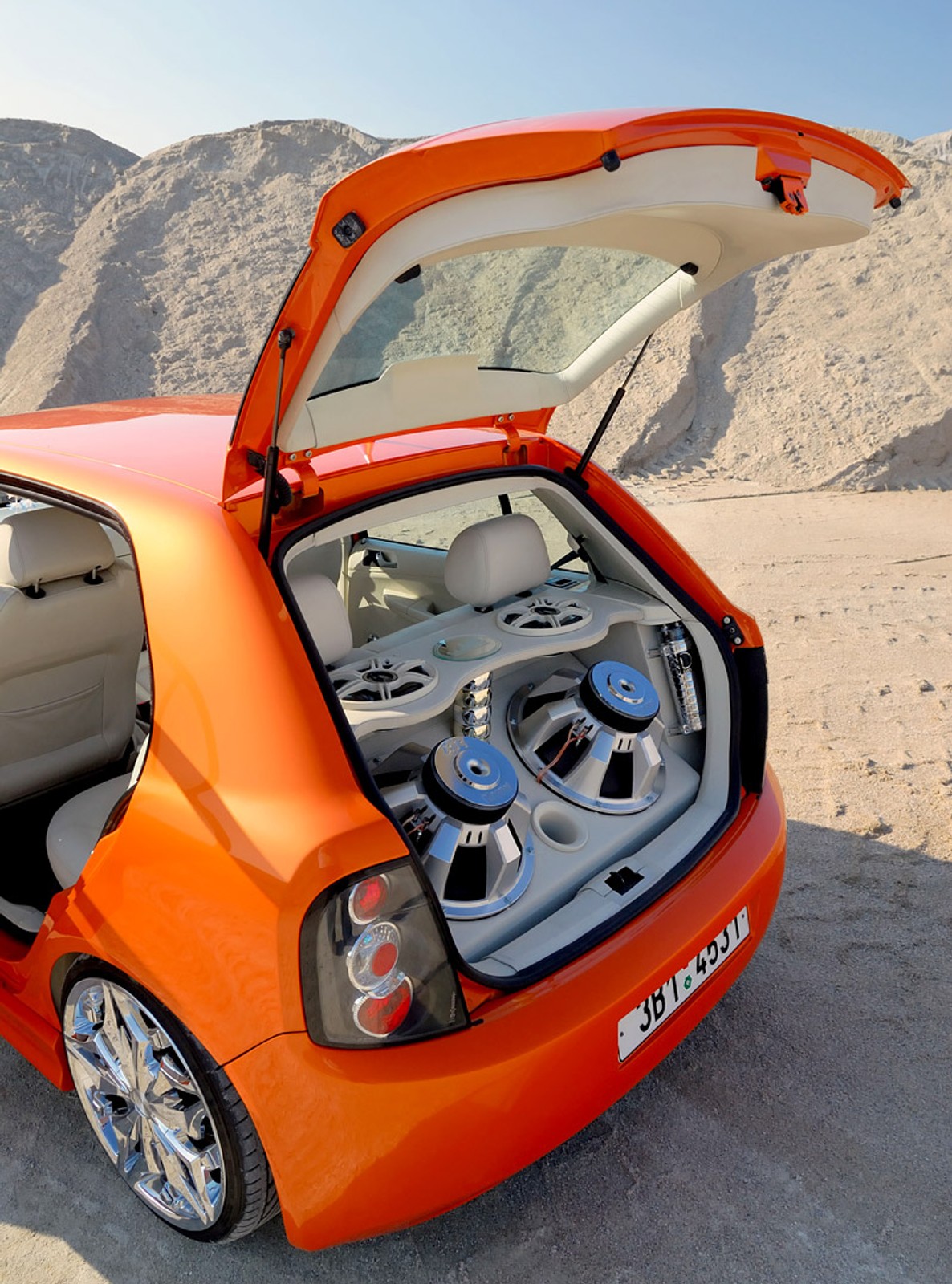 Garaż tunera: Škoda Fabia 1.4 16V – lisek pustynny