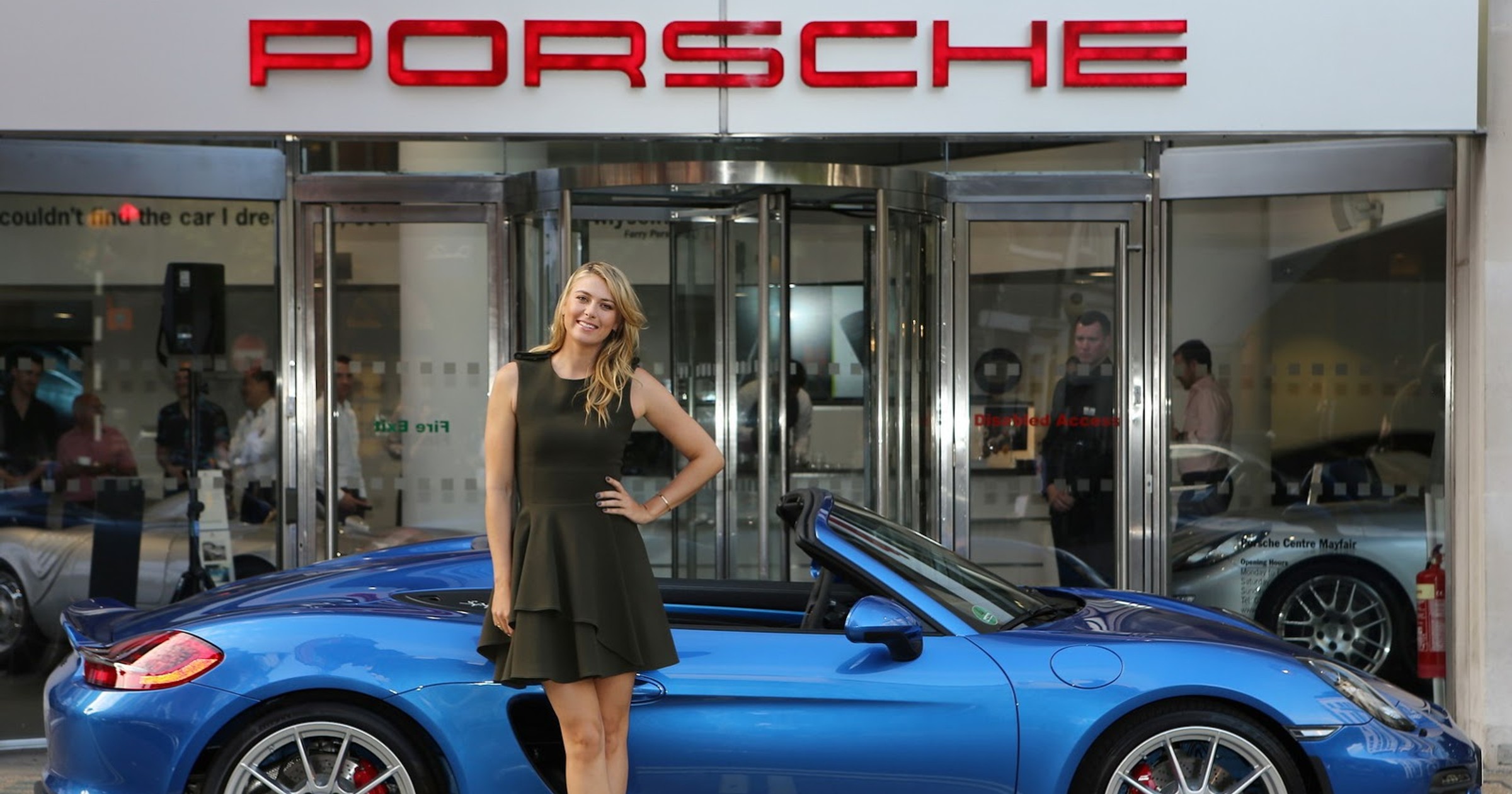 Maria Szarapowa i Porsche