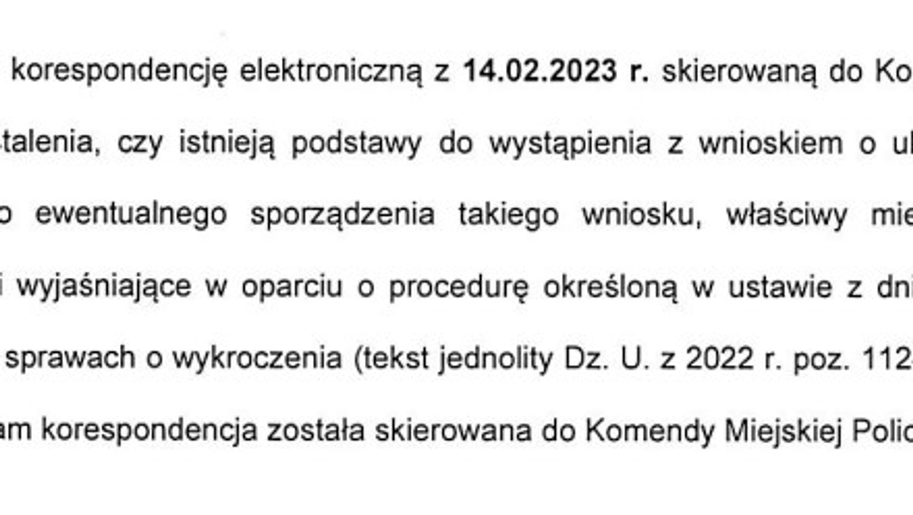 Sprawą zajęła się KMP w Rudzie Śląskiej