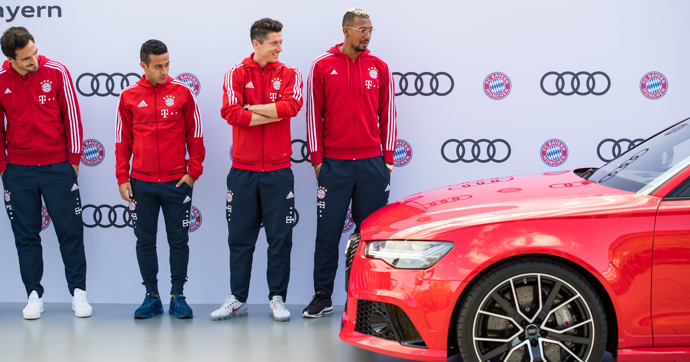 GERMANY SOCCER AUDI (FC Bayern Munich vehicle handover)