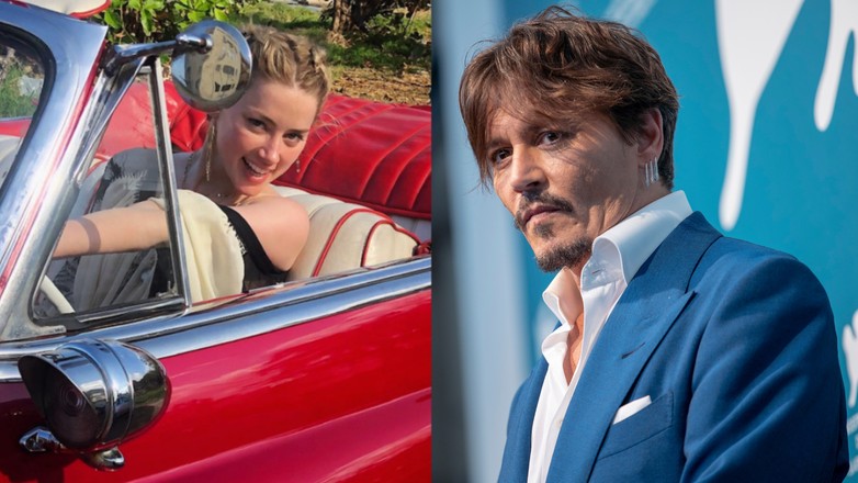 Amber Heard i Johnny Depp (fot. amberheard/Instagram)