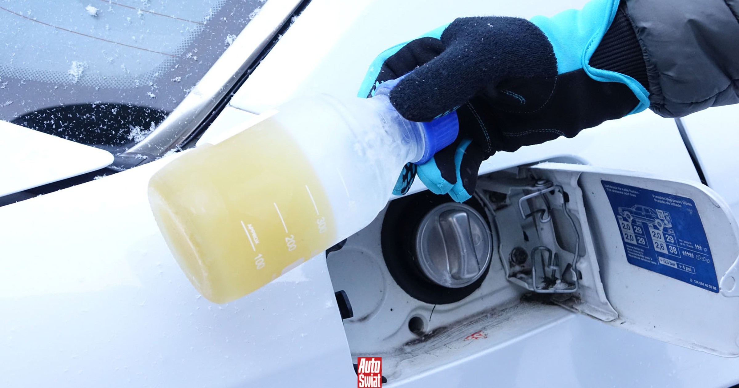 Masz diesla? W takie mrozy zatankuj do pełna lub użyj preparatu