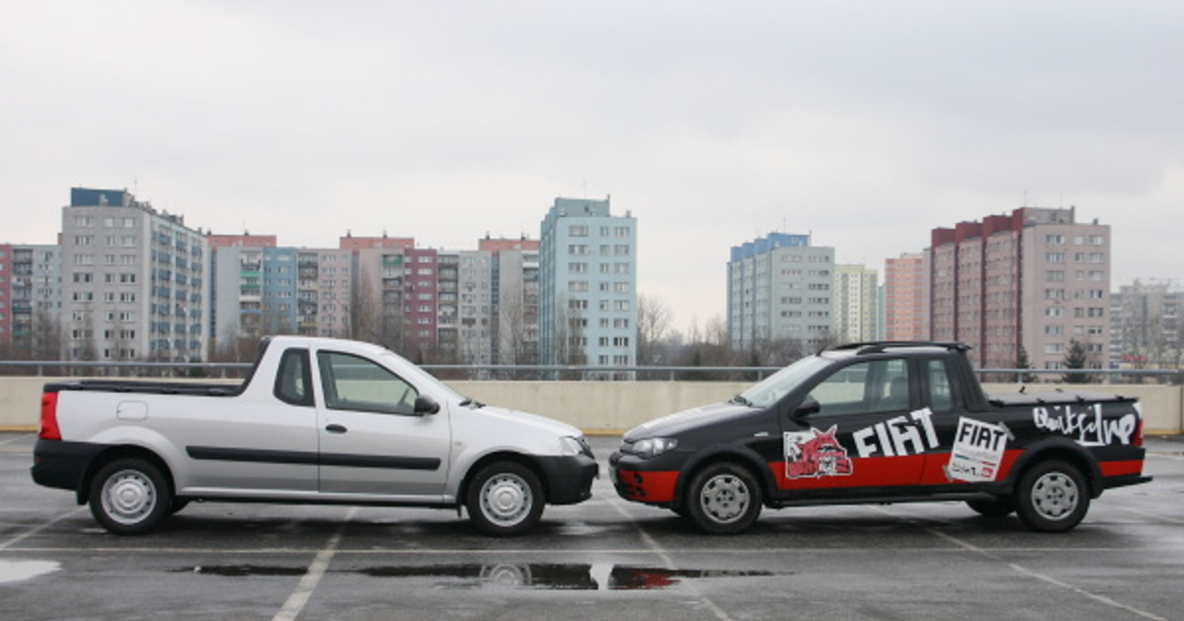 Dacia Logan i Fiat Strada