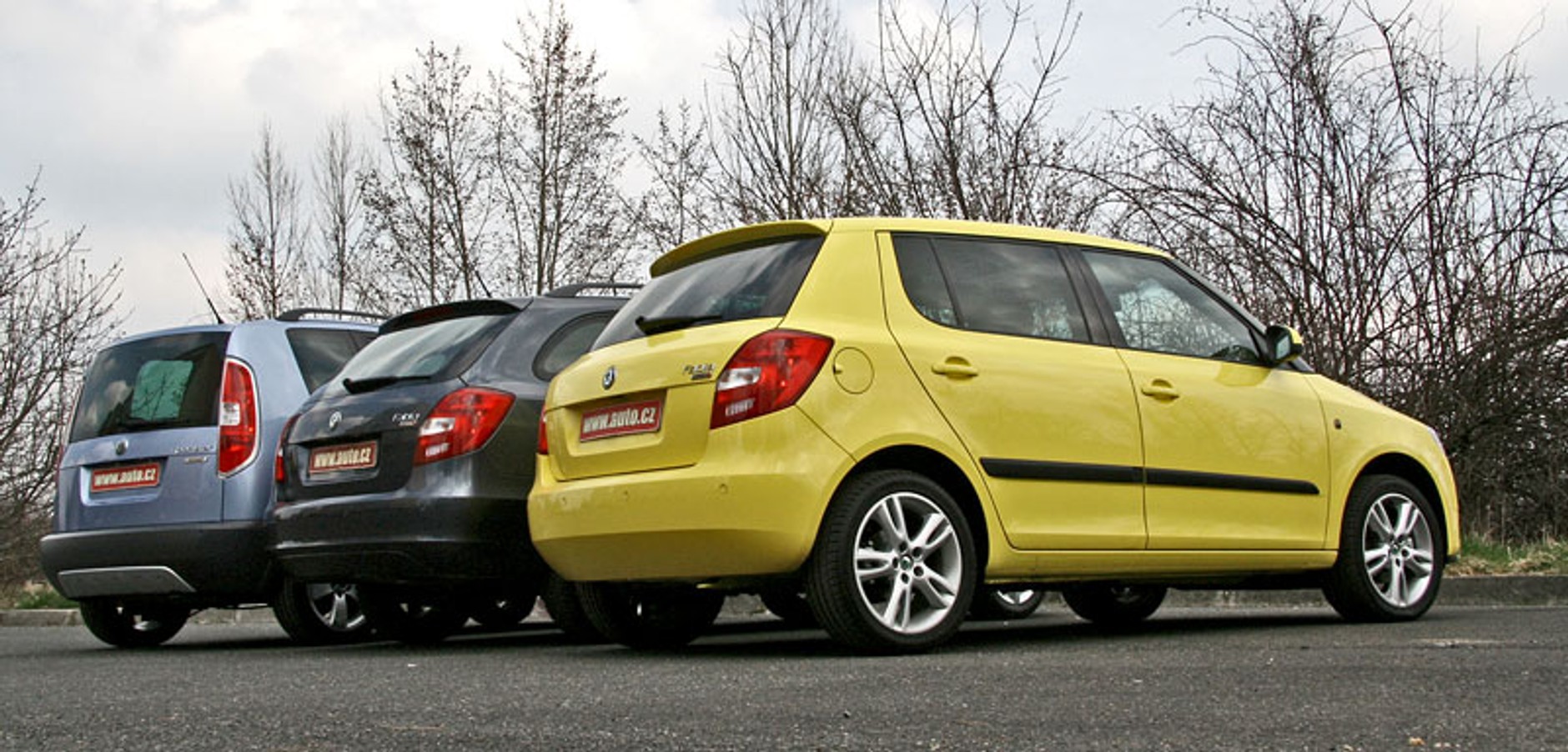 Škoda Fabia vs. Fabia Combi vs. Roomster – braterski pojedynek