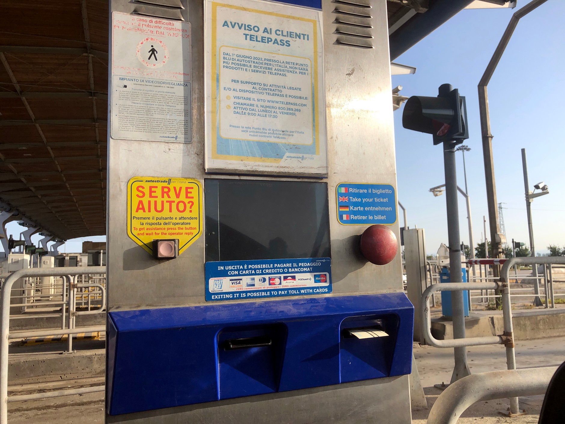 Opłata za autostradę we Włoszech