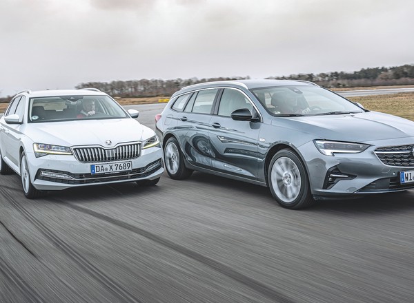 Skoda Superb Combi 1.5 TSI kontra Opel Insignia Sports Tourer 2.0 Turbo – bazowe benzyny i wielkie kufry