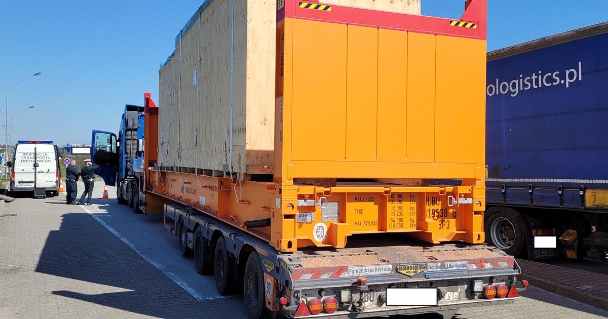 Tym razem transport był zgodny z przepisami