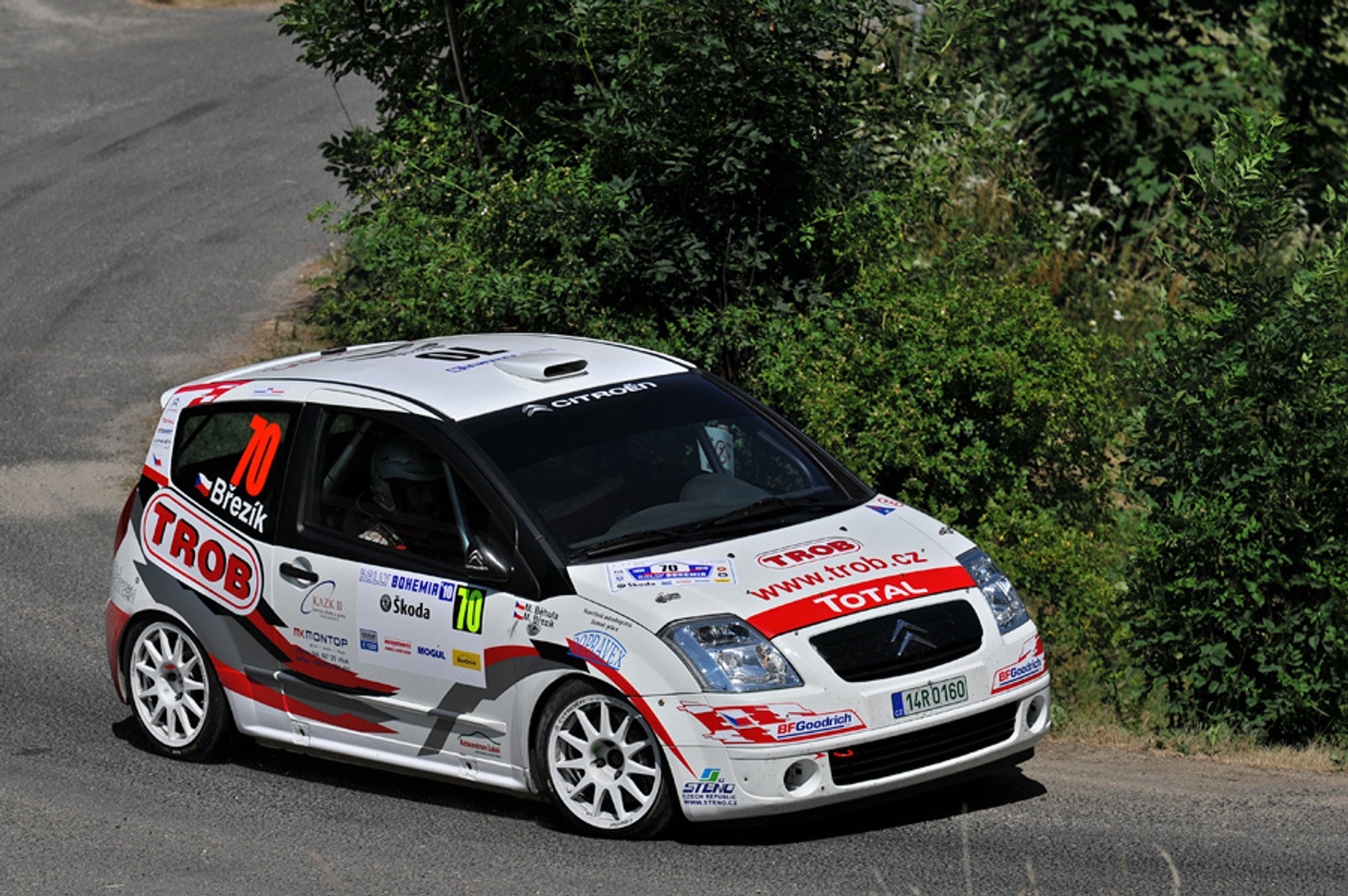 Rajd Bohemia 2010: duet Bębenków znów najlepszy w Citroën Racing Trophy