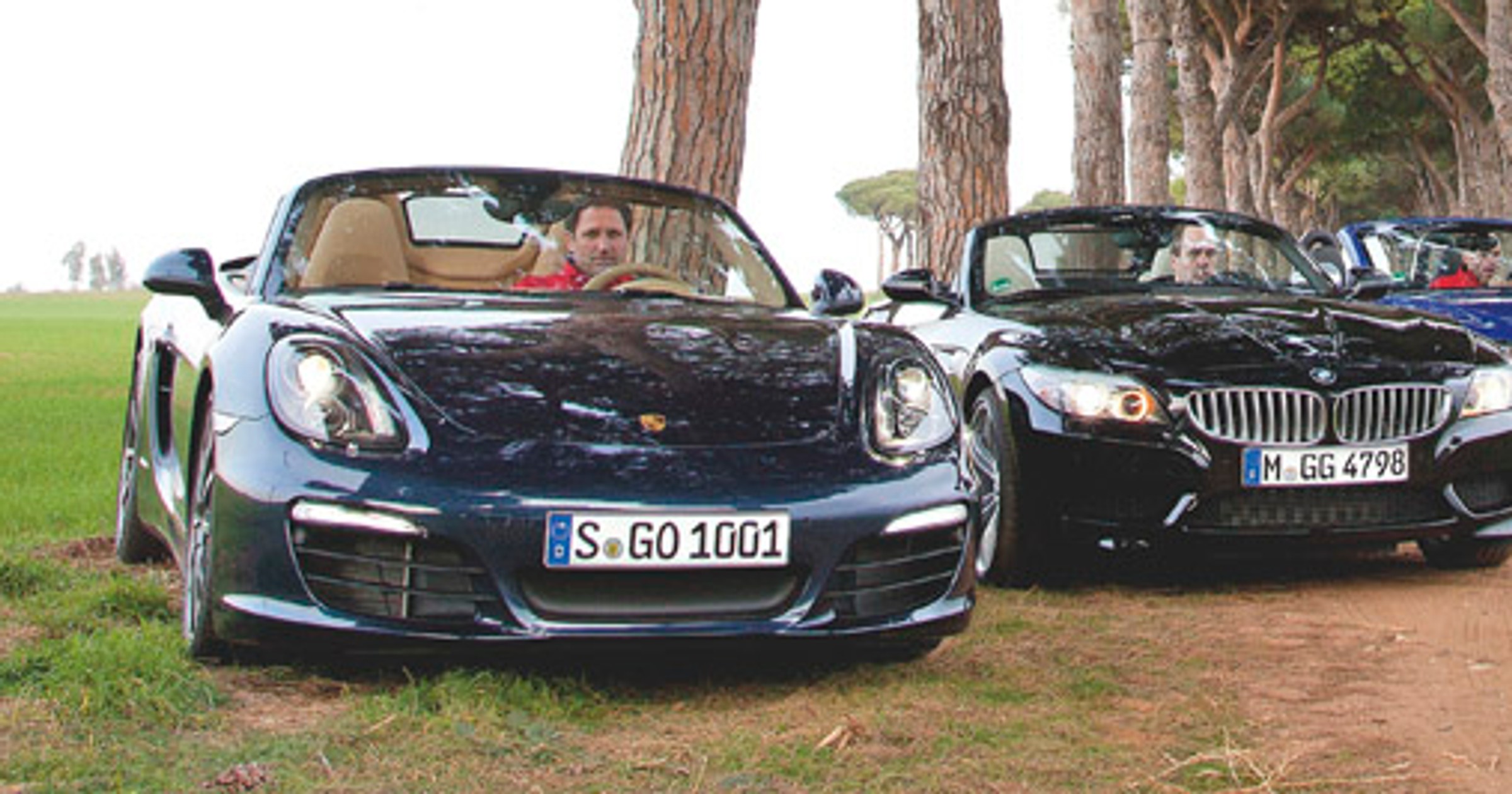 Boxster kontra BMW Z4, Audi TT i Mercedes SLK: czy Porsche pokona konkurentów