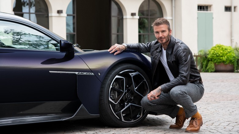 Maserati Fuoriserie Essentials David Beckham z MC20