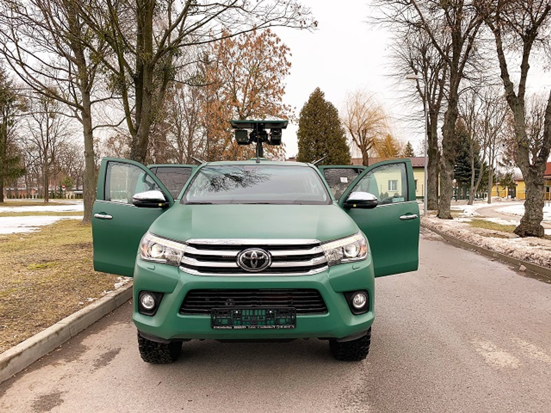 Toyota Hilux straży granicznej