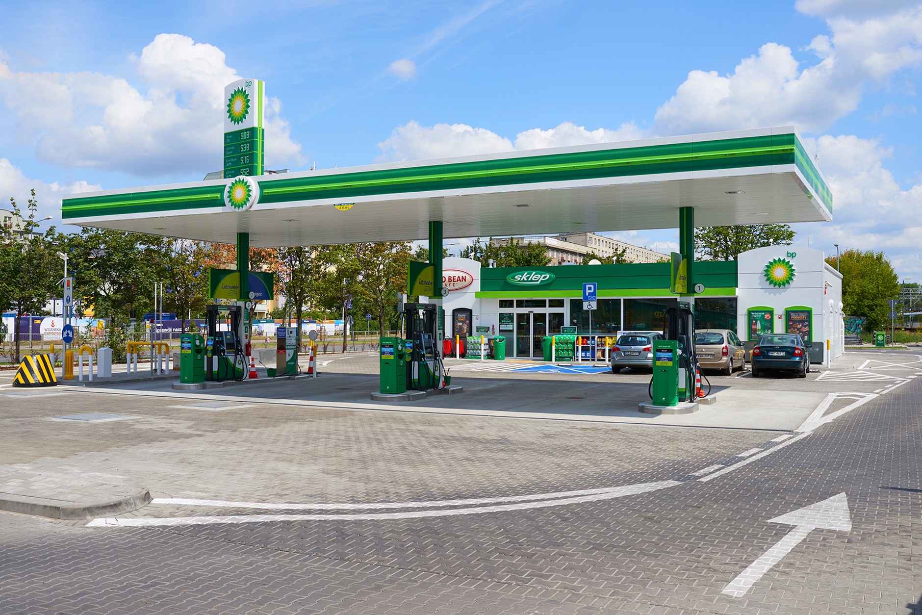 Stacja paliw BP