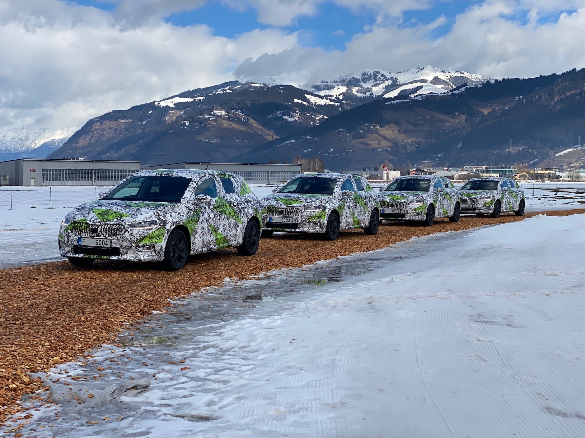 Skoda Fabia 4 – zamaskowana