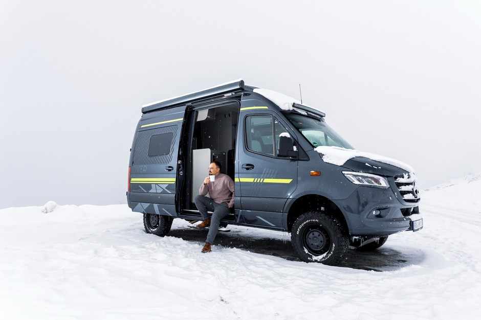 Zimowy test kampervana Hymer Grand Canyon S CrossOver