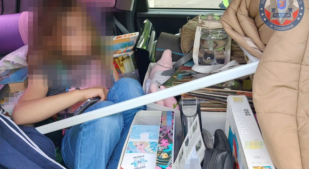 W takich warunkach kierująca przewoziła córkę