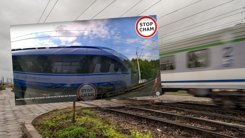 Usterka na przejeździe kolejowo-drogowym