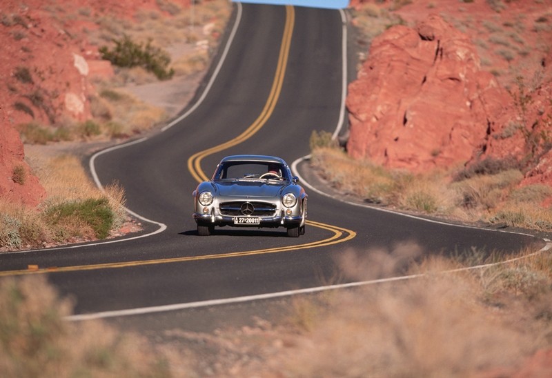 Mercedes 300SL na zdjęciach