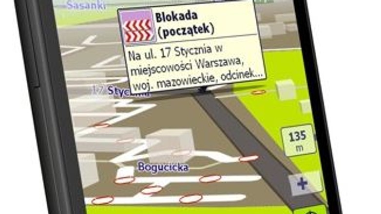 AutoMapa z aktualizacją utrudnień na drogach