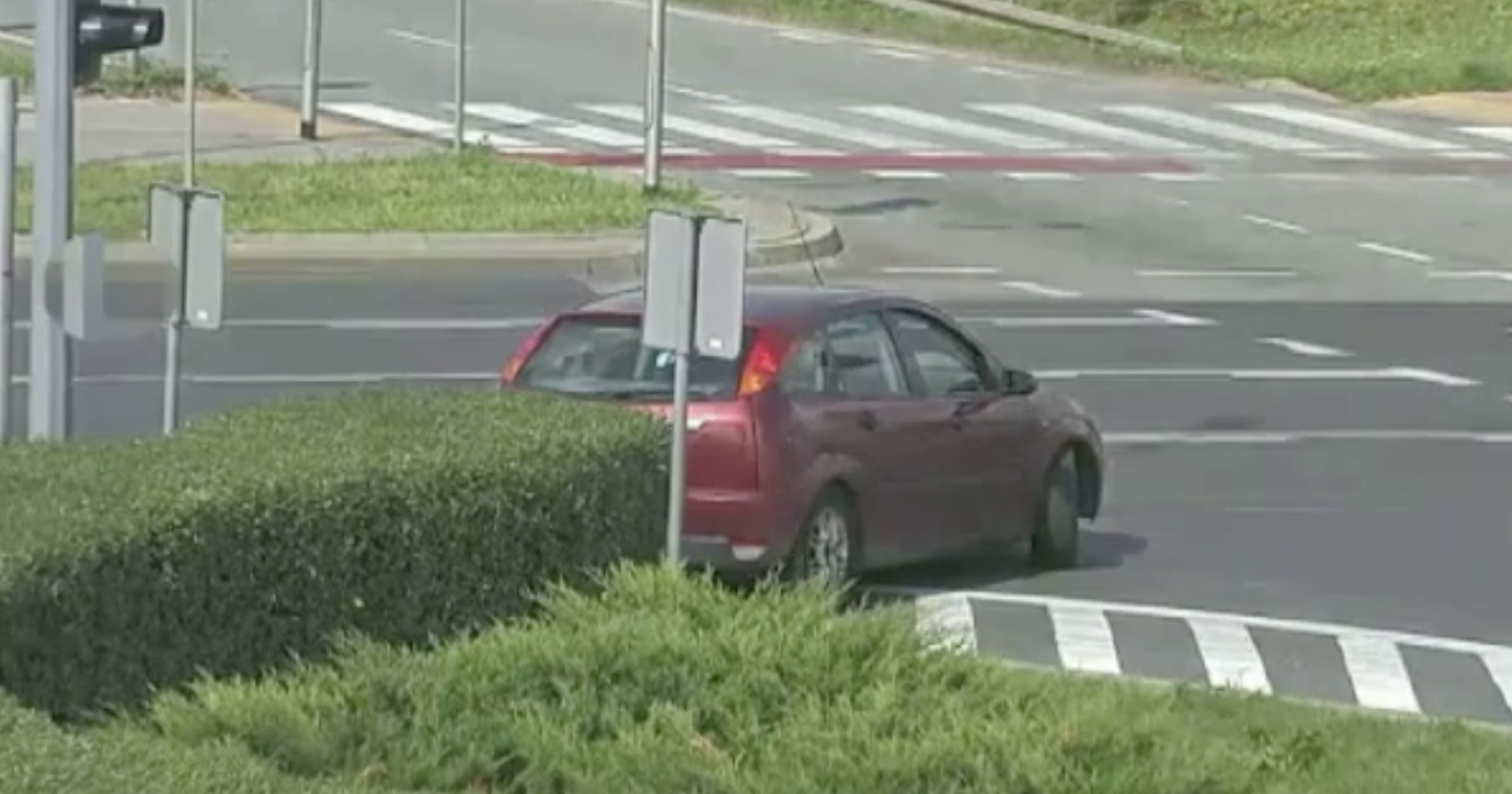 Problemy z kierowcami na rondzie w Płocku