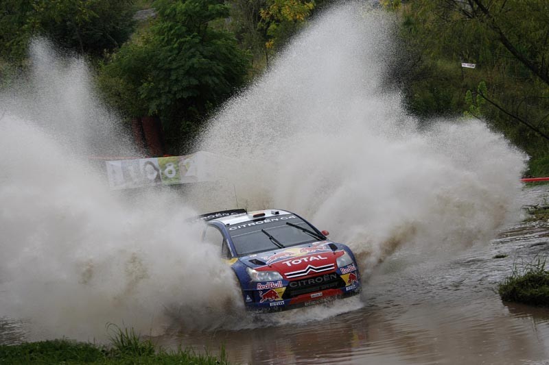 Rajd Argentyny 2008: Loeb zdecydowanym liderem (I. etap)
