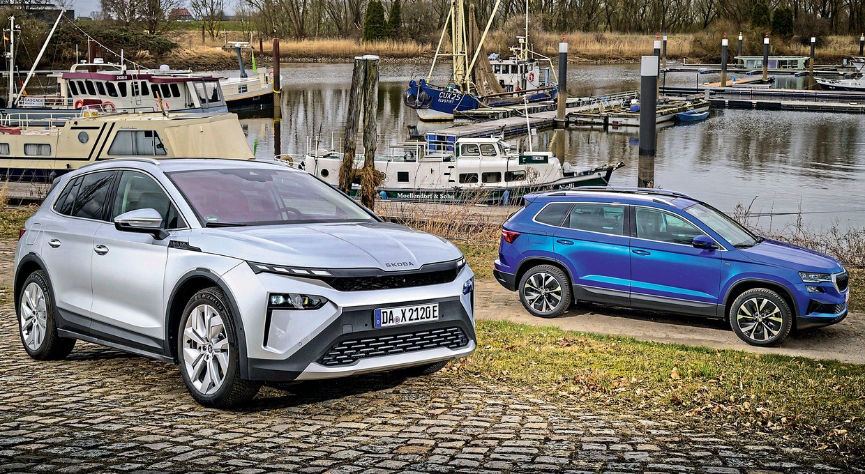 Czy dużo droższy elektryczny SUV Skody jest dużo lepszy od spalinowego?