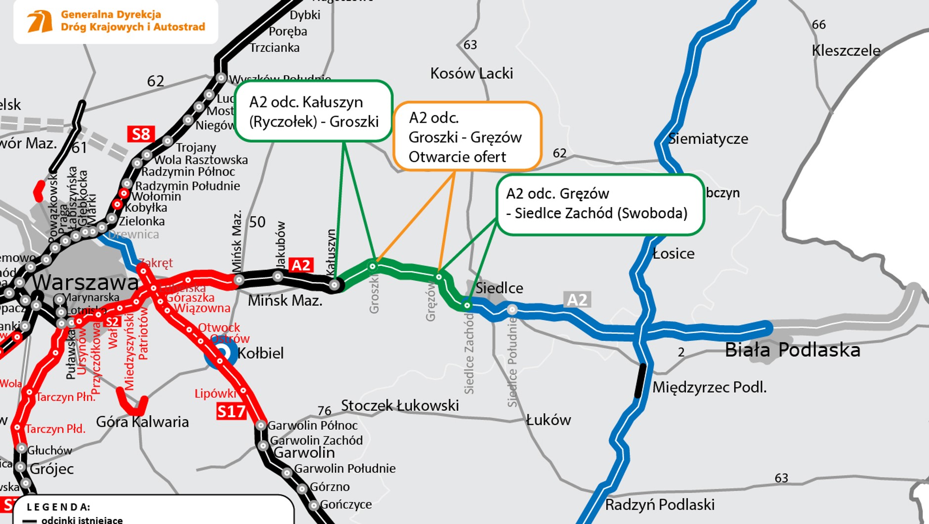 Autostrada A2 do Siedlec