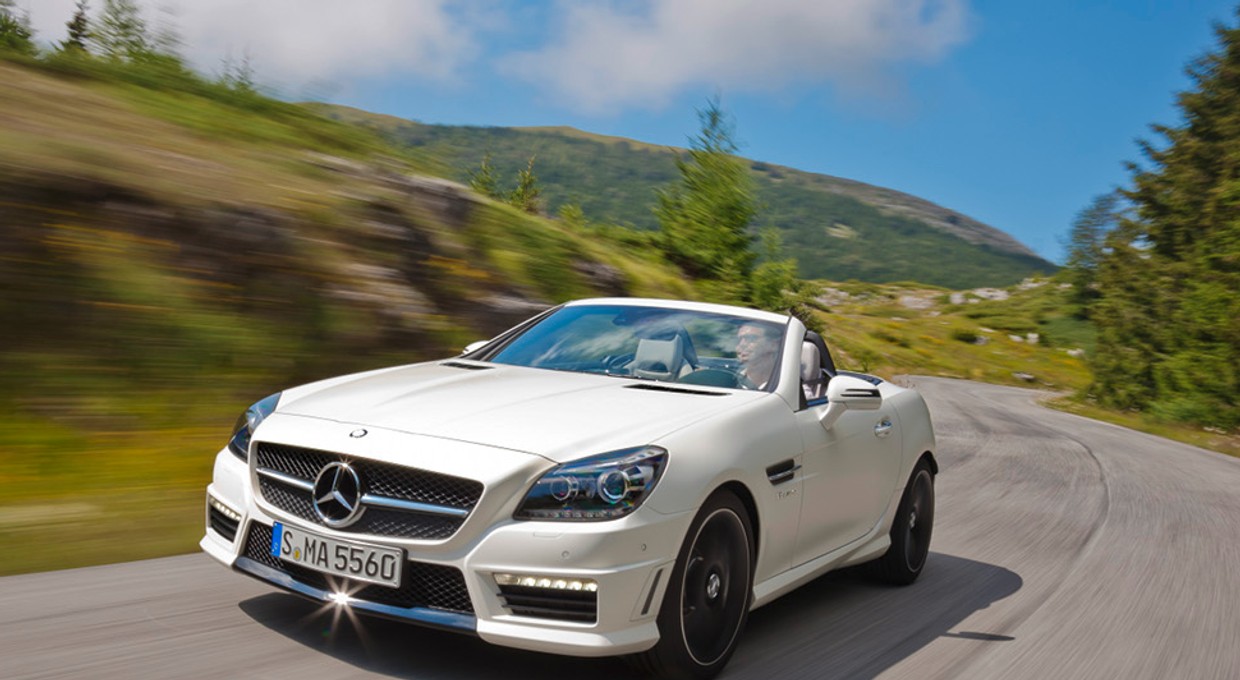 Mercedes SLK 55 AMG: mocny zawodnik