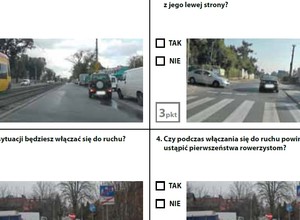 Test próbny na prawo jazdy - zestaw 8