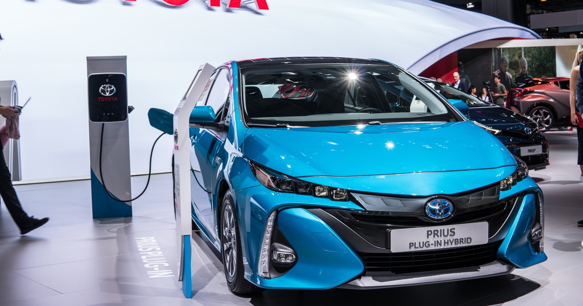 Toyota Prius, której średnie spalanie może wynieść nawet zaledwie 1,2l na 100 km.
