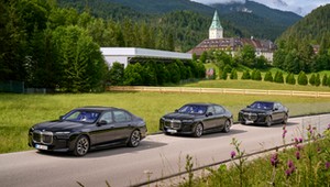 Opancerzone i elektryczne BMW i7 przewiozły szefów państw na szczyt G7 