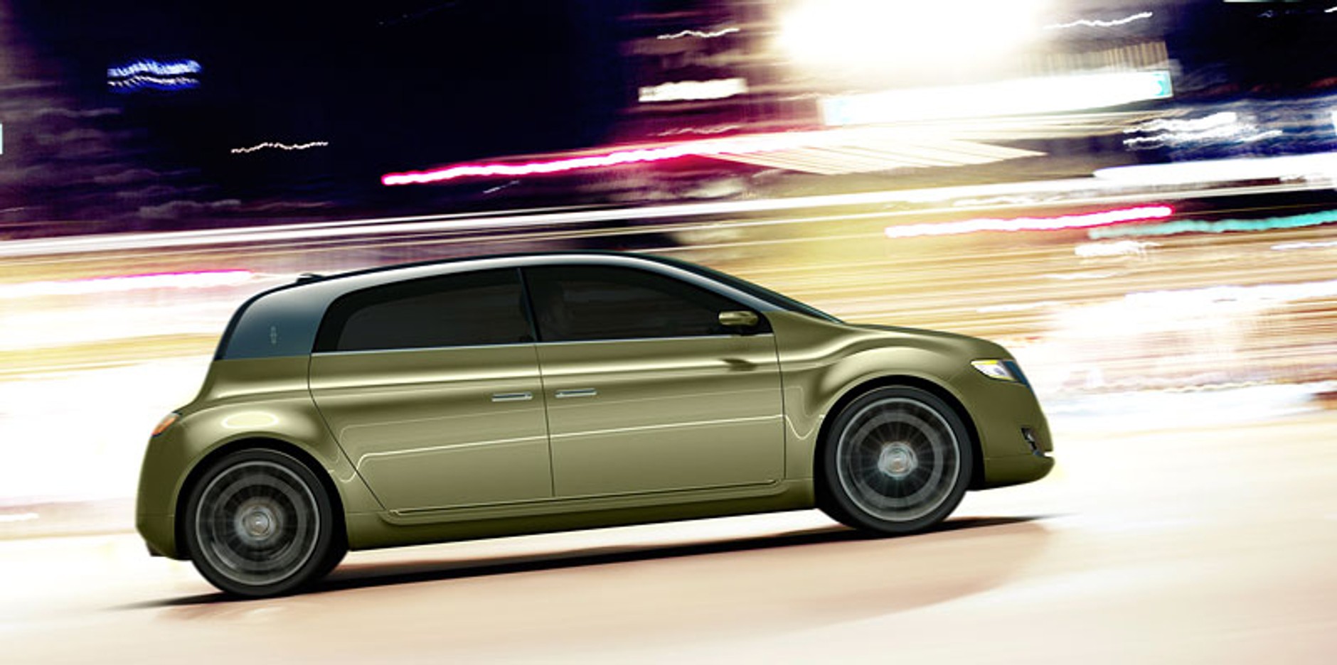 Detroit 2009: Lincoln C concept – duży luksus z małym opakowaniu