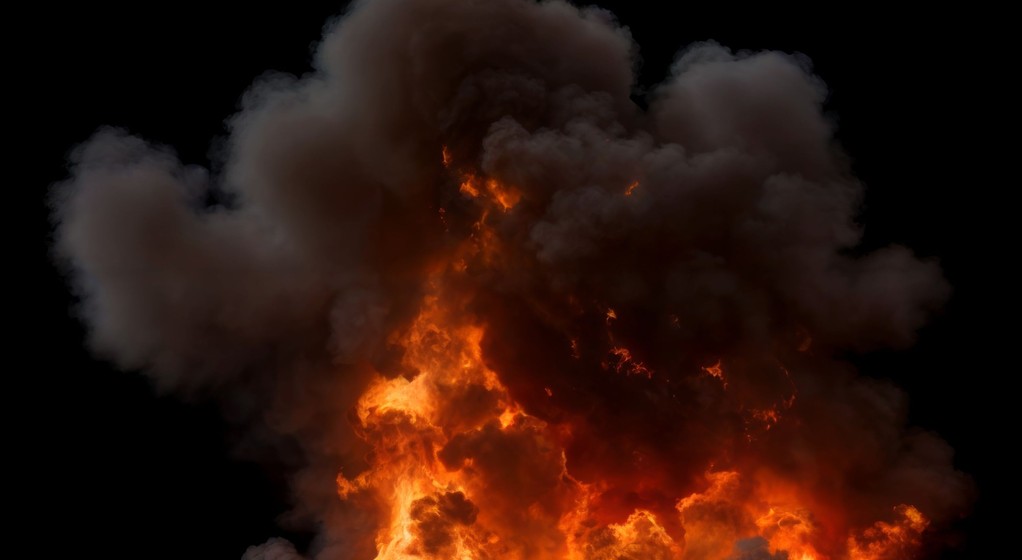 Pożar i płomienie (zdjęcie ilustracyjne)