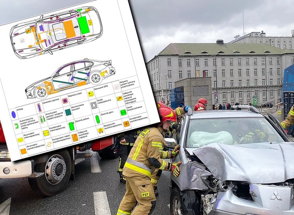 Karta Ratownicza może uratować życie. Skąd pobrać wzór i gdzie ją umieścić w samochodzie?