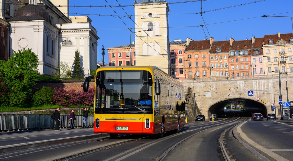 Autobus Yutong U12 na testach w Warszawie