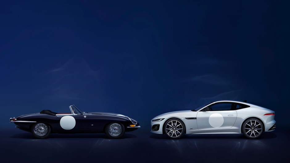 Klasyczny Jaguar E-Type i Jaguar F-Type ZP Edition