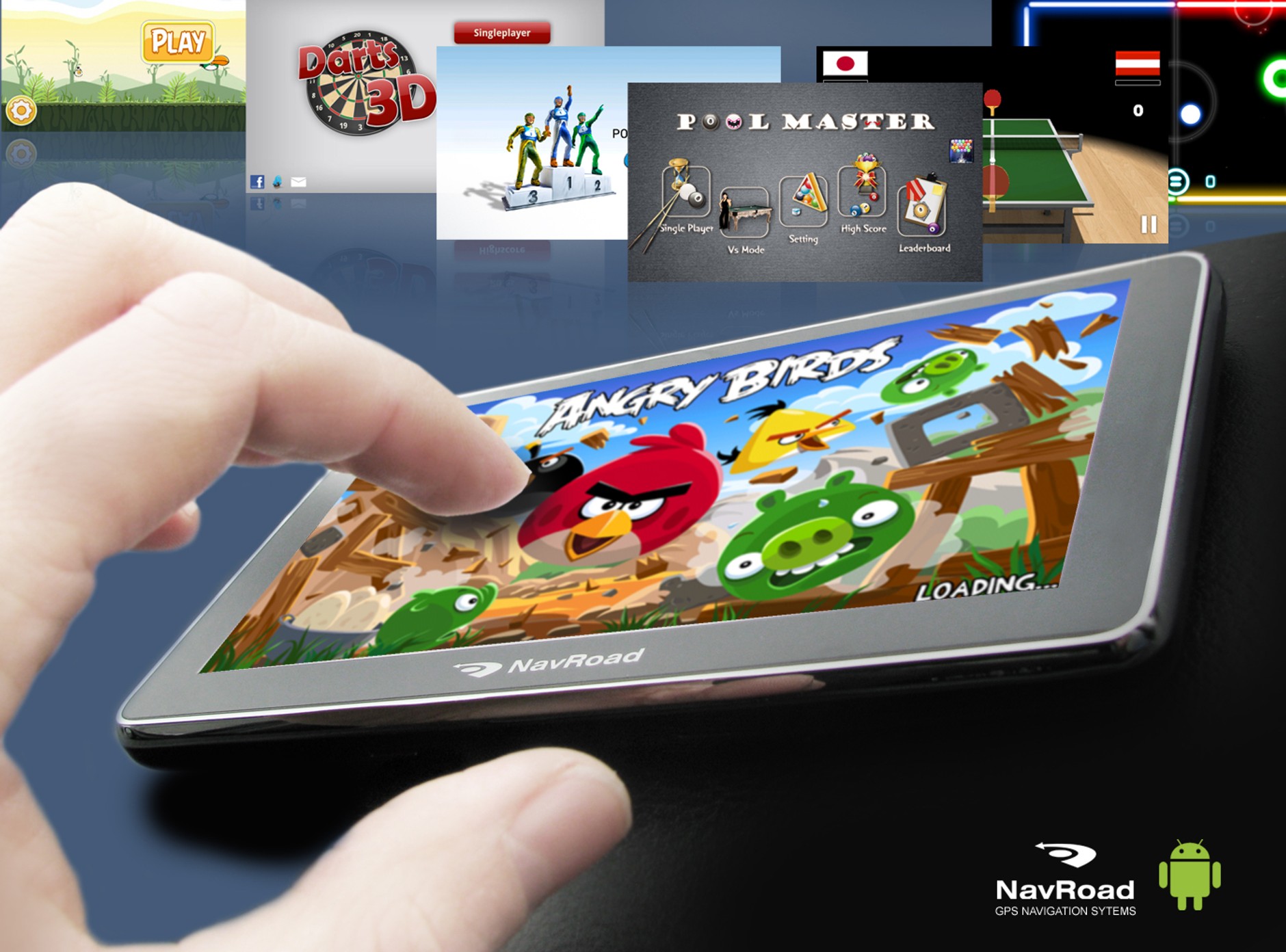 Nawigacja NavRoad z Androidem