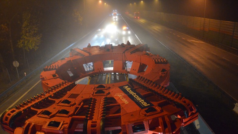 Transport maszyny TBM