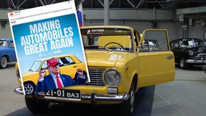 Donald Trump zaczął "promować" radziecką motoryzację? Tak, radziecką, a nie rosyjską