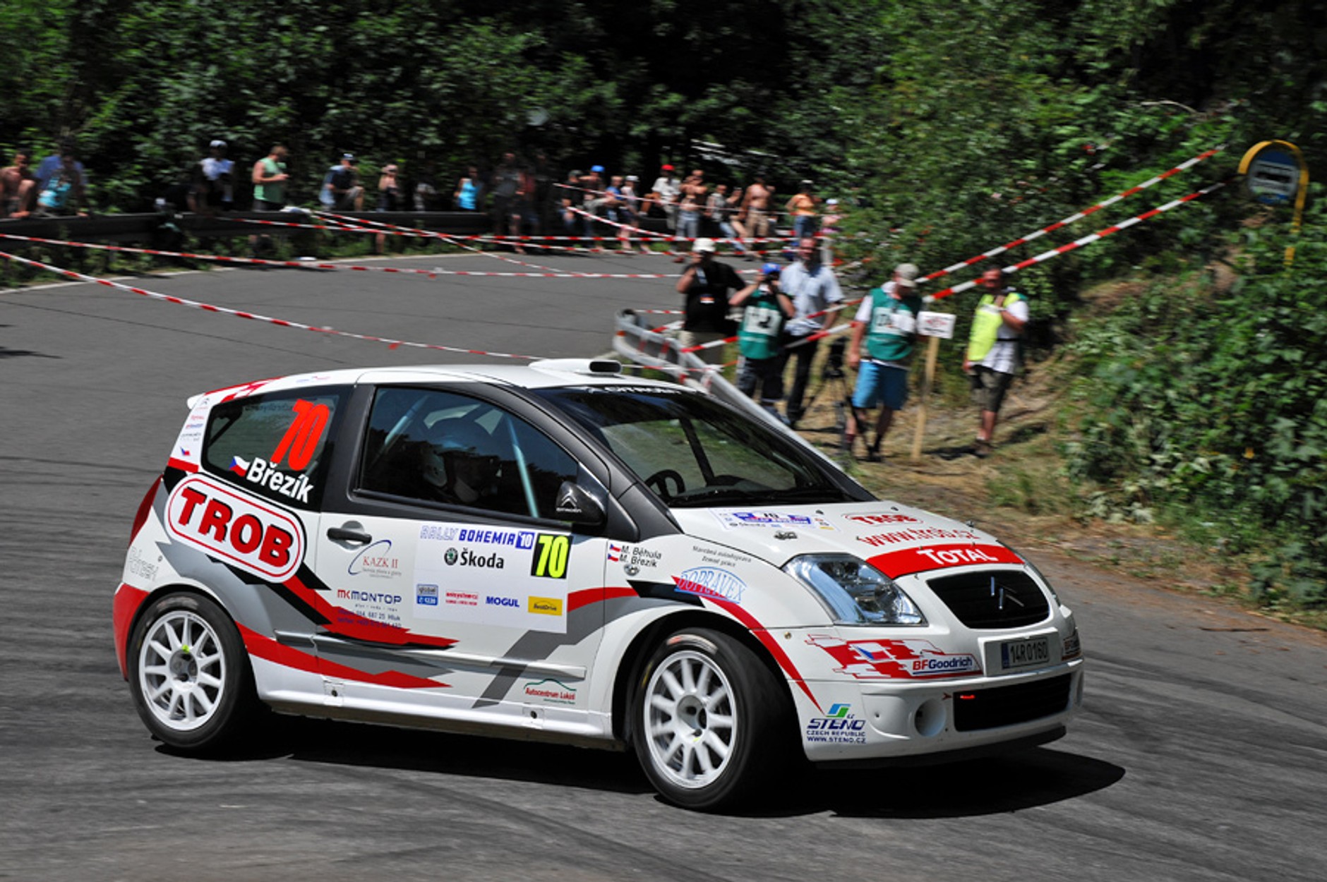 Rajd Bohemia 2010: duet Bębenków znów najlepszy w Citroën Racing Trophy