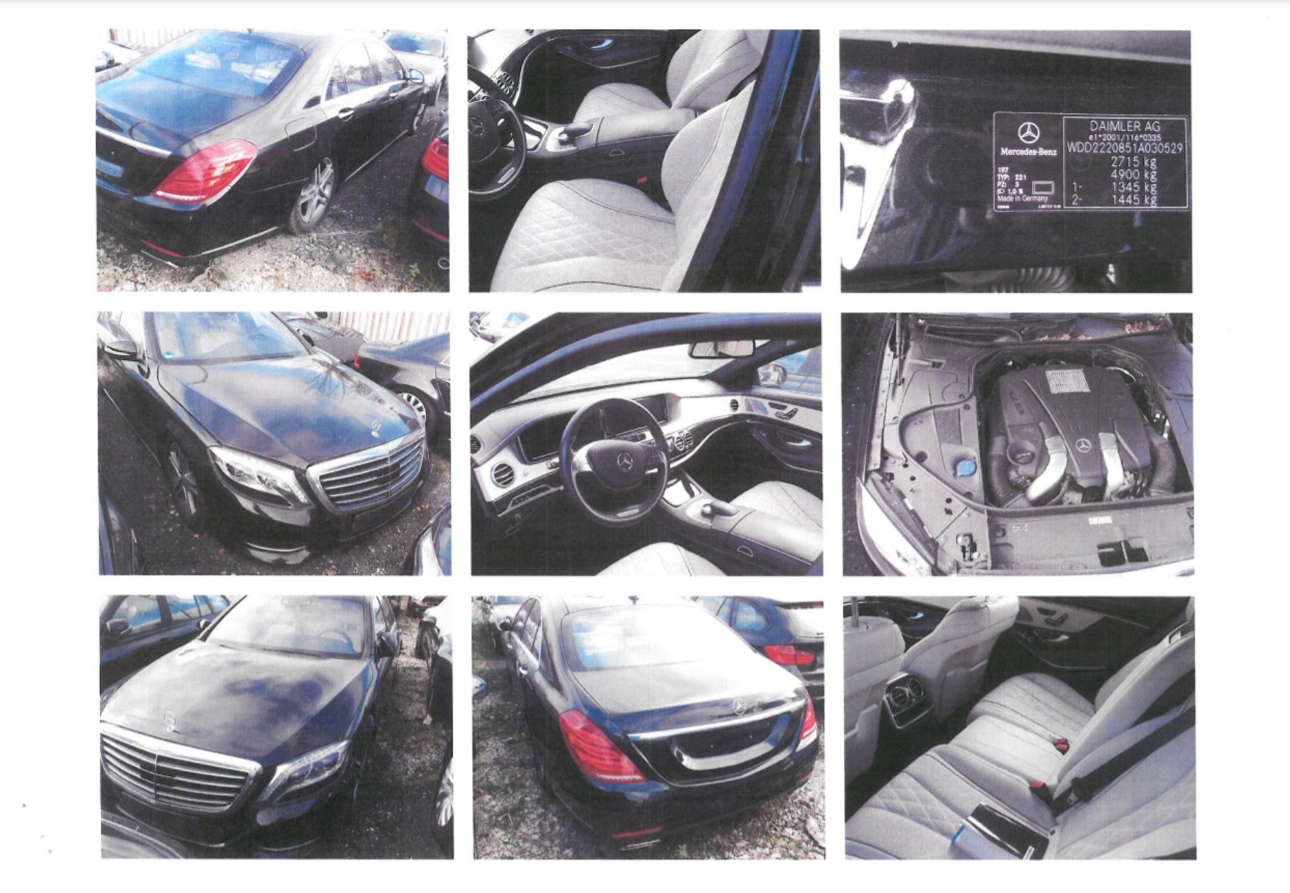 Dokumentacja Mercedesa S 500