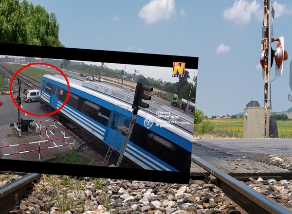 Rozpędzony pociąg uderzył w auto. W środku było troje dzieci