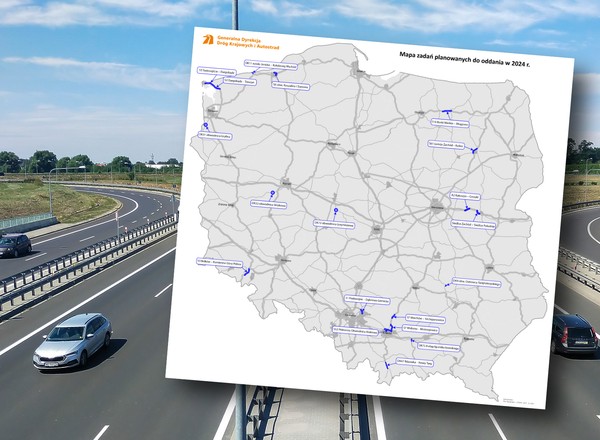 Które drogi powstaną w 2024 r.? Zakończą się ważne inwestycje