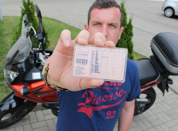 Motocyklem z kategorią B