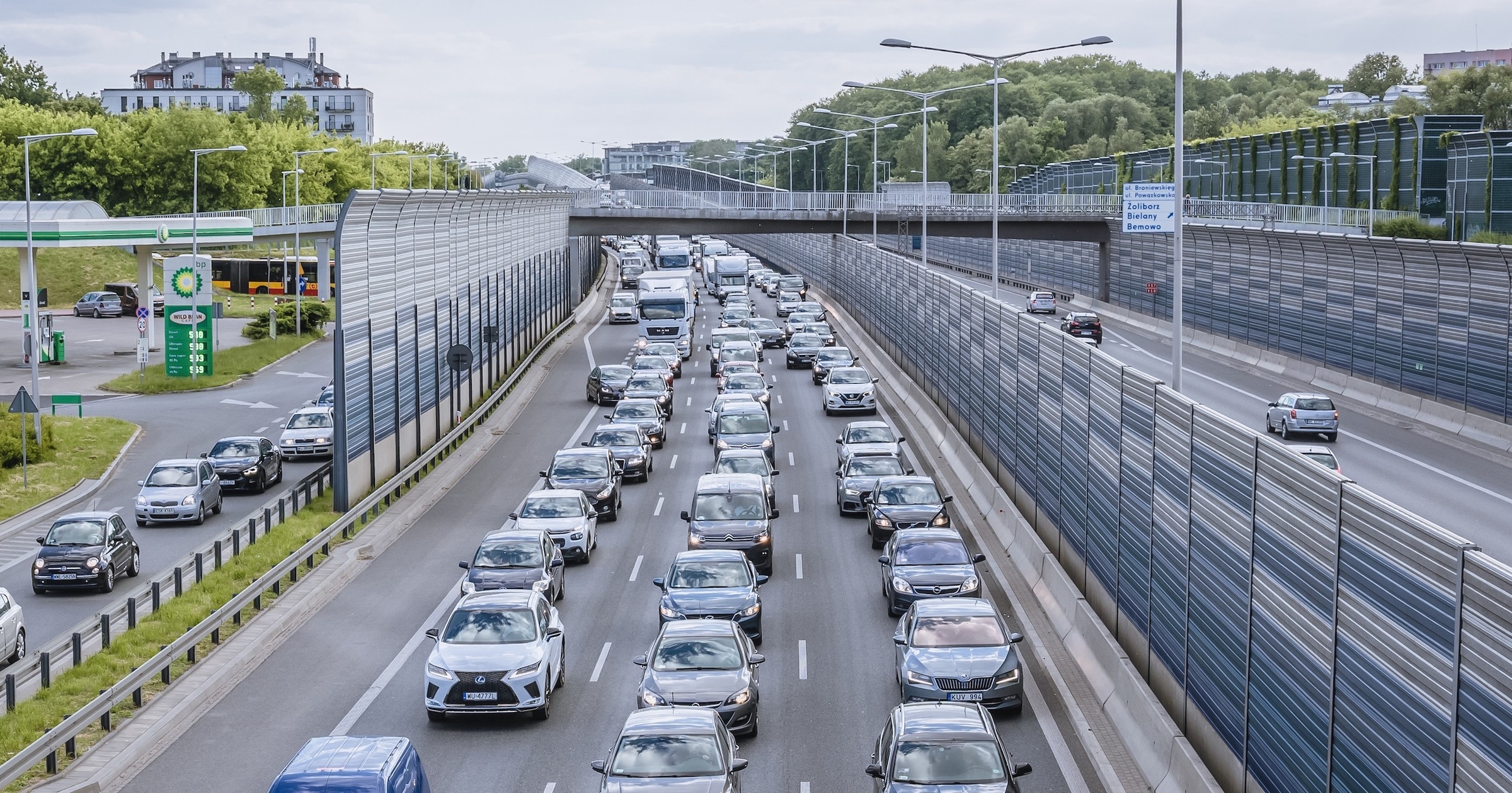 Ruch uliczny, Warszawa