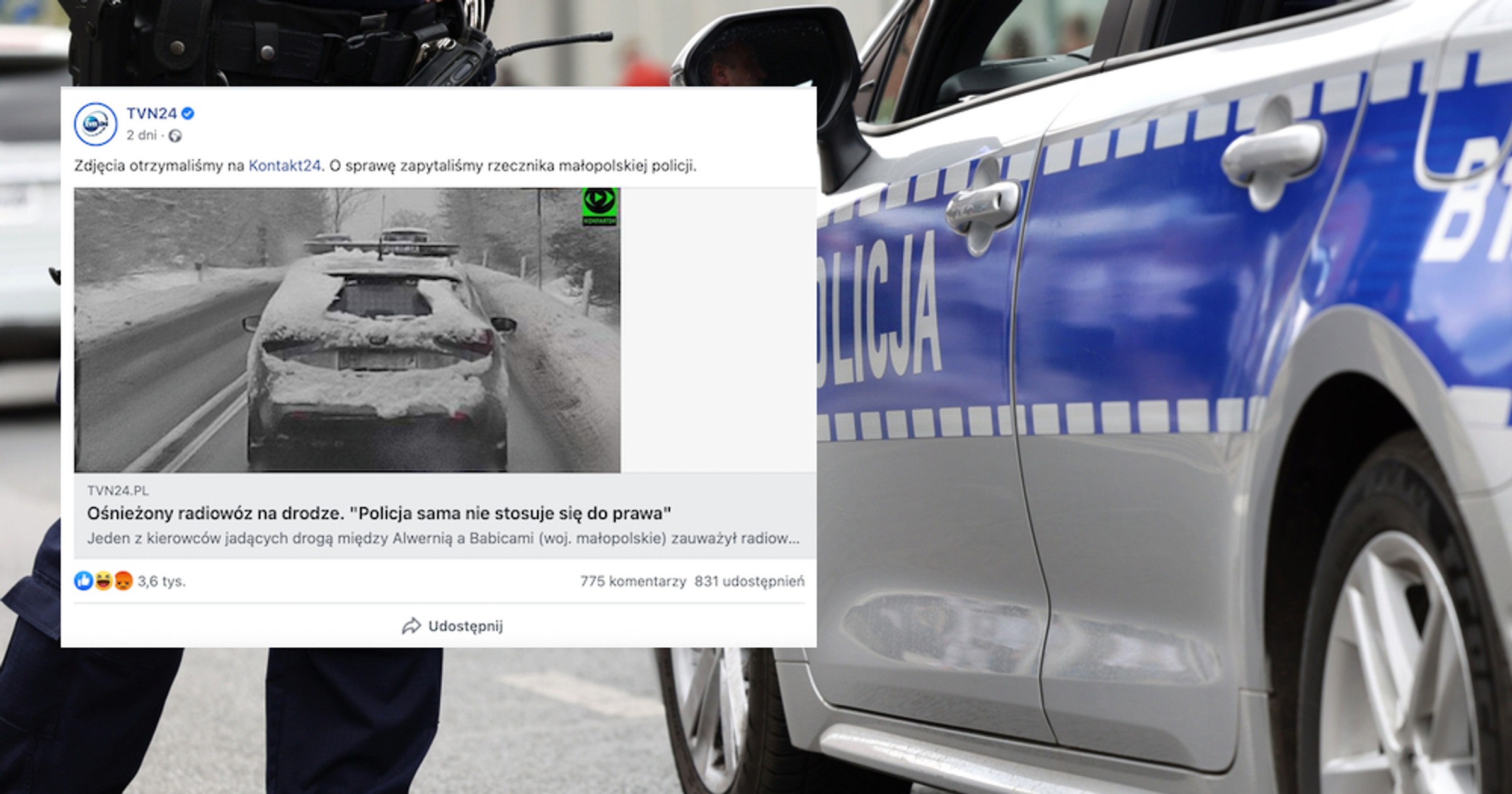 Screen TVN24/Facebook