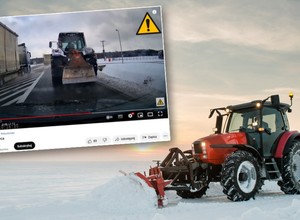 Ryzykują i wyprzedzają jeden za drugim. Sprowokował ich traktor [WIDEO]