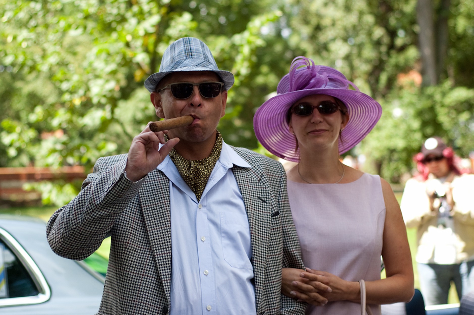 Klasyczne Mercedesy w Wilanowie