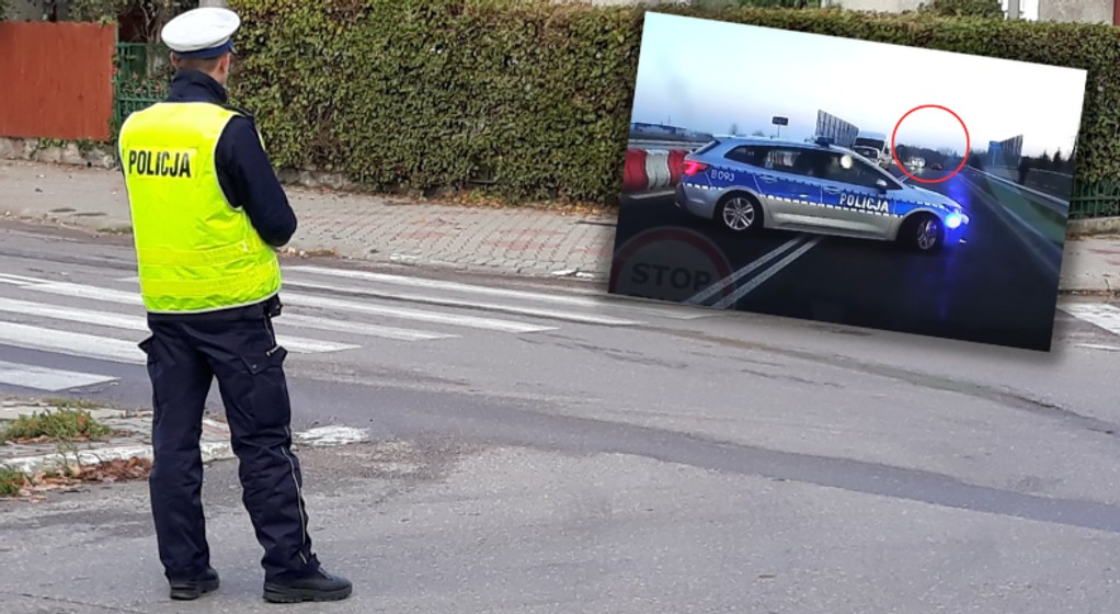 Tak szybkiej reakcji policji kierowcy się nie spodziewali (Screen: YouTube/Stop Cham)