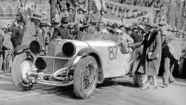 Caracciola i Mille Miglia 1931